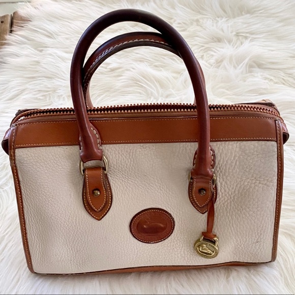 Dooney & Bourke Handbags - ~Dooney and Bourke~ vintage cream/brown purse.